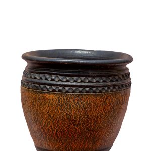 Decorative clay pot 07