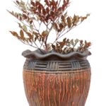 Decorative clay pot 08