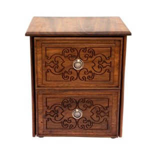 Wooden 2 drawer dresser
