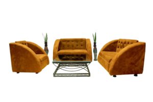 Sofa set decorated in house and office